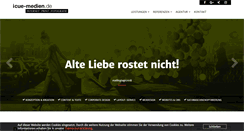 Desktop Screenshot of i-cue-medien.de